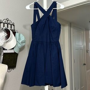 Blue detailed top dress